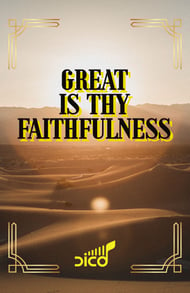 GREAT IS THY FAITHFULNESS Concert Band sheet music cover Thumbnail